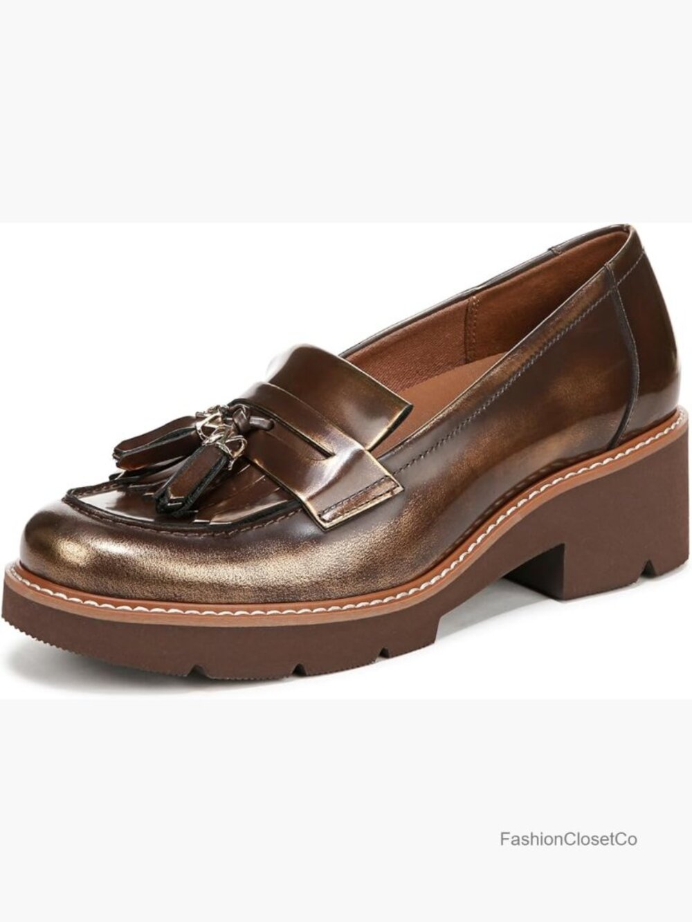 Tassel Loafer with Lug Sole - Naturalizer Platform Comfort - Picture 1 of 7